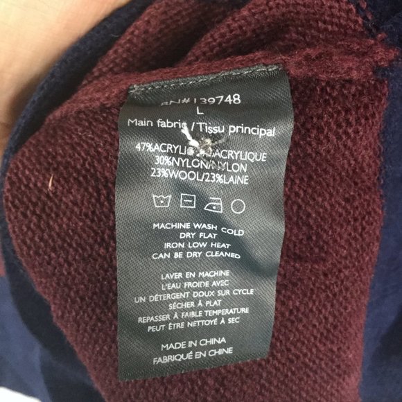 Slate and Stone Rugby Stripe Sweater Polo - Picture 7 of 7